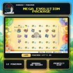 Mega Evolution Package for Pokemon Let's Go.