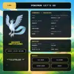 Shiny Articuno details for Pokemon Let's Go.