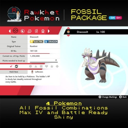 Galar Fossil - Dracozolt