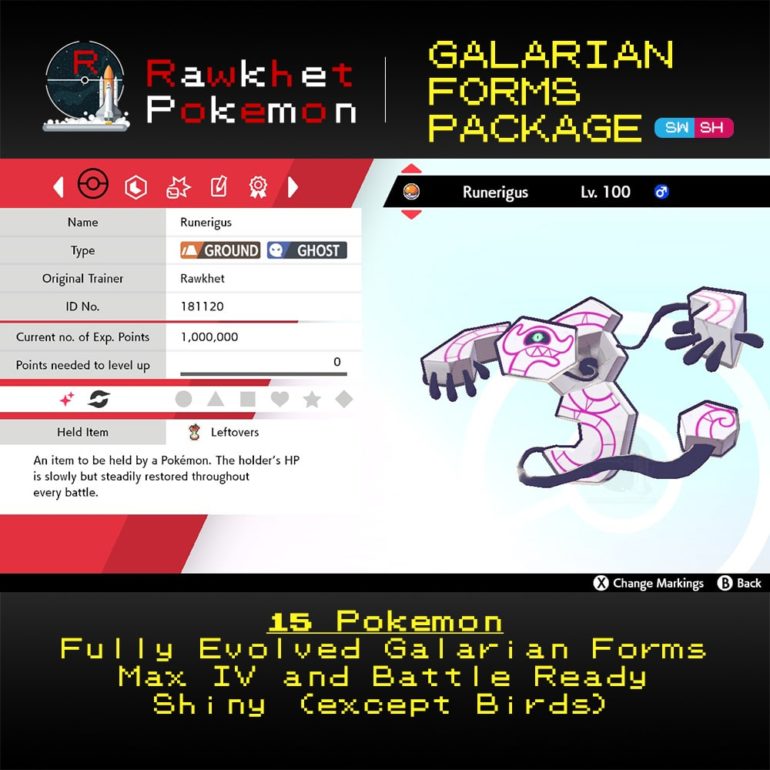 Galarian Forms - Runerigus