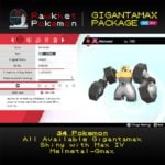 Gigantamax Package - Melmetal Summary