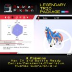 Galar Legendaries Trio - Zacian Stats