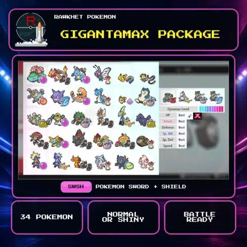 Gigantamax Package for Pokemon Sword and Shield.