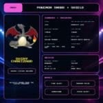 Shiny Charizard details for Pokemon Sword and Shield.