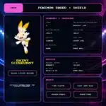 Shiny Scorbunny details for Pokemon Sword and Shield.