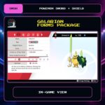 Galarian Forms Package in-game view for Pokemon Sword and Shield.