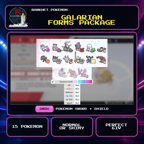 Galarian Forms Package for Pokemon Sword and Shield.