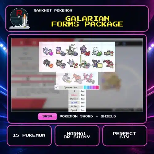 Galarian Forms Package for Pokemon Sword and Shield.