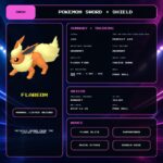 Flareon details for Pokemon Sword and Shield.