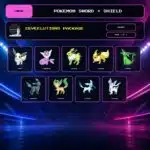 Eeveelutions Package, Shiny box view for Pokemon Sword and Shield.