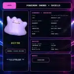 Ditto details for Pokemon Sword and Shield.