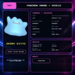Shiny Ditto details for Pokemon Sword and Shield.