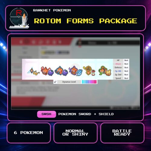 Rotom Forms Package for Pokemon Sword and Shield.
