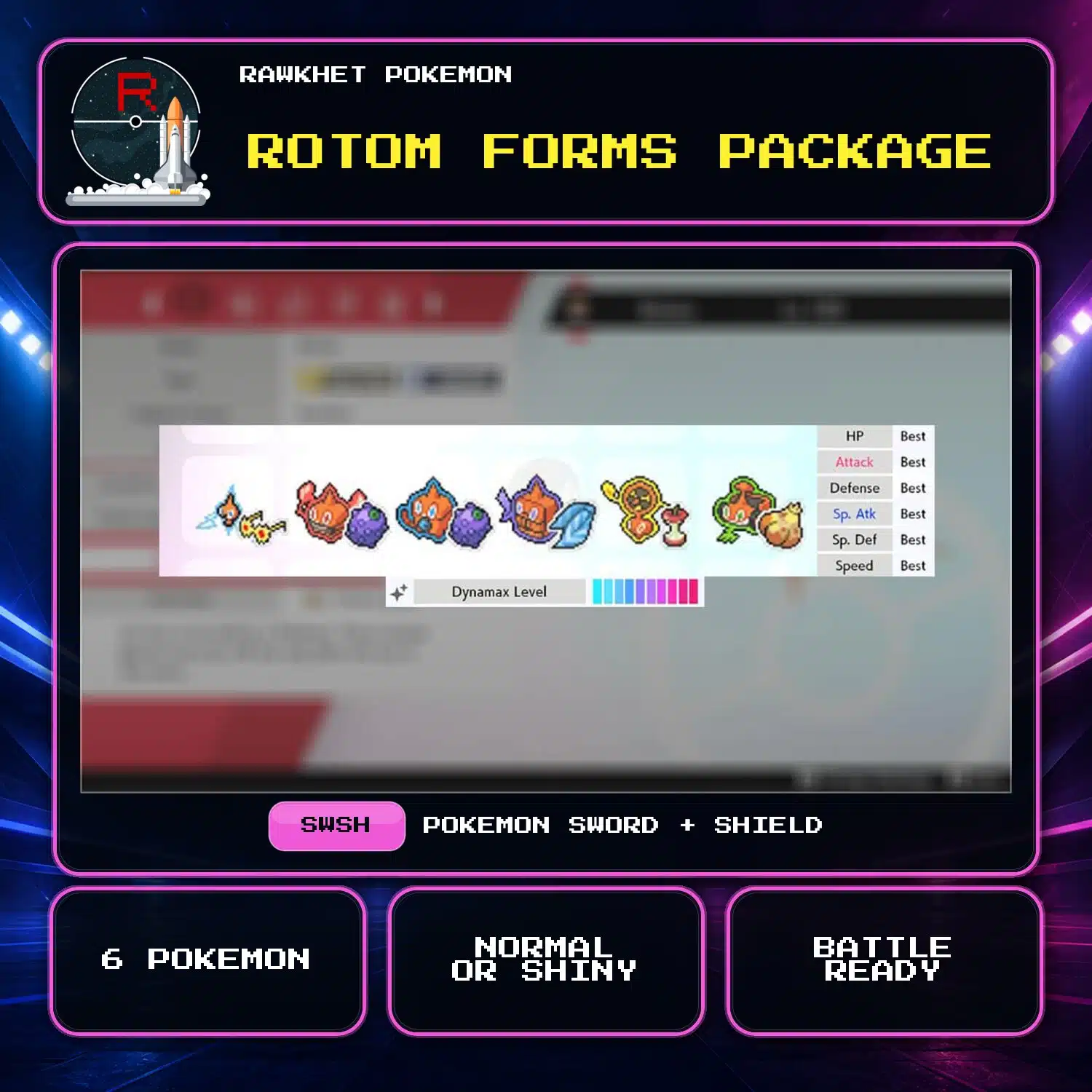 Rotom Forms Package for Pokemon Sword and Shield Rotom Forms Package for Pokemon Sword and Shield.