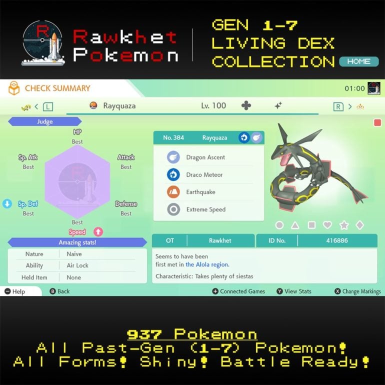 Living Dex - Rayquaza