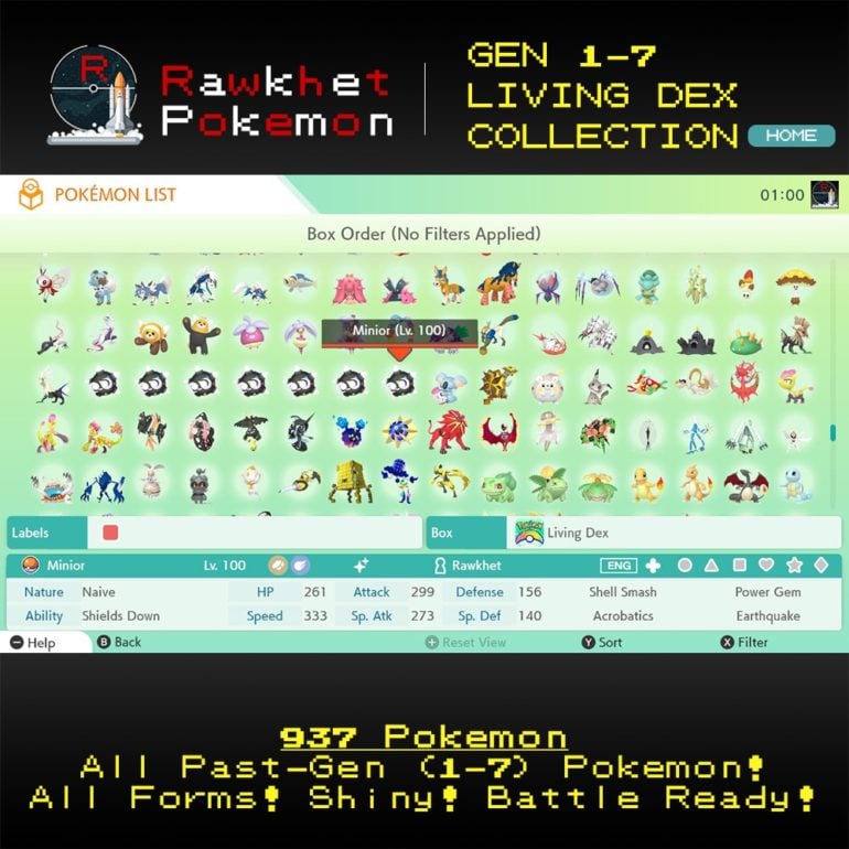 Living Dex - Minior