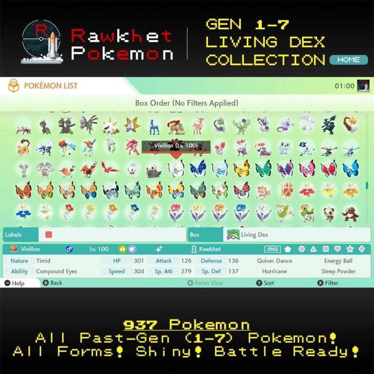 Living Dex - Vivillon