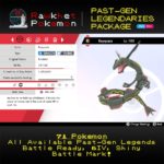 SWSH Past-Gen Legendaries - Rayquaza