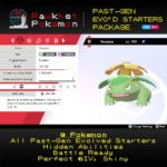 Past-Gen Evolved Starters - Venusaur