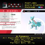 Past-Gen Evolved Starters - Sceptile