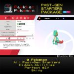 Past-Gen Starters - Treecko