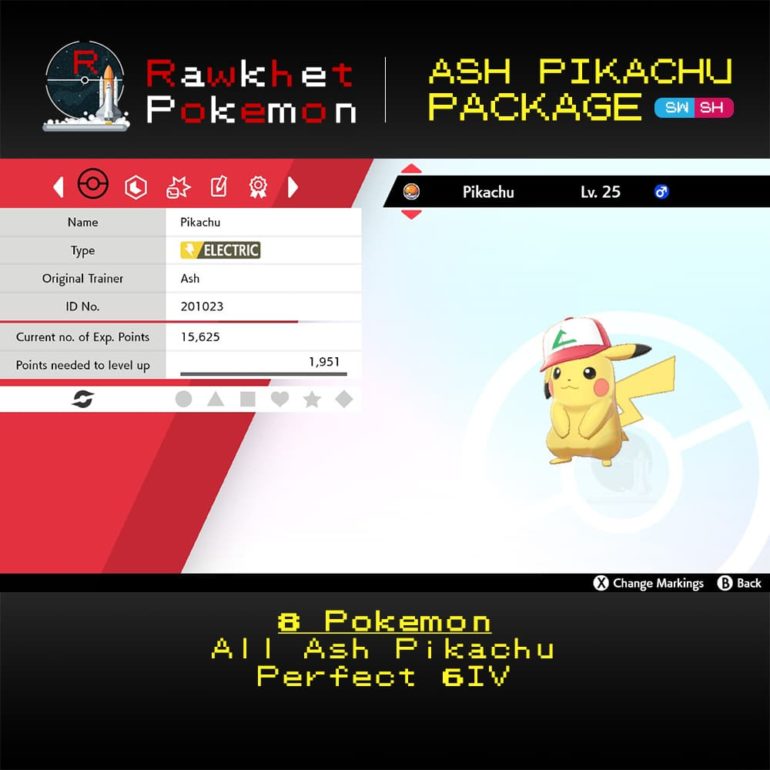 SWSH Ash Pikachu - Original