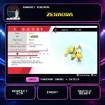 Zeraora for Pokemon Sword and Shield.