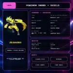 Zeraora details for Pokemon Sword and Shield.