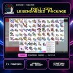 Past-Gen Legendaries Package for Pokemon Sword and Shield.