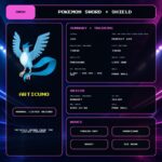 Articuno details for Pokemon Sword and Shield.