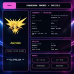 Zapdos details for Pokemon Sword and Shield.