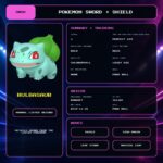 Bulbasaur details for Pokemon Sword and Shield.