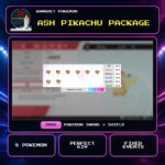 Ash Pikachu Package for Pokemon Sword and Shield.