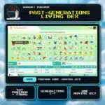 Past-Generations Living Dex for Pokemon HOME using a Moving Key.
