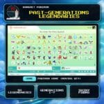 Past-Generations Legendaries for Pokemon HOME using a Moving Key.