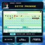 Ditto Package for Pokemon HOME using a Moving Key.