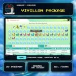 Vivillon Package for Pokemon HOME using a Moving Key.