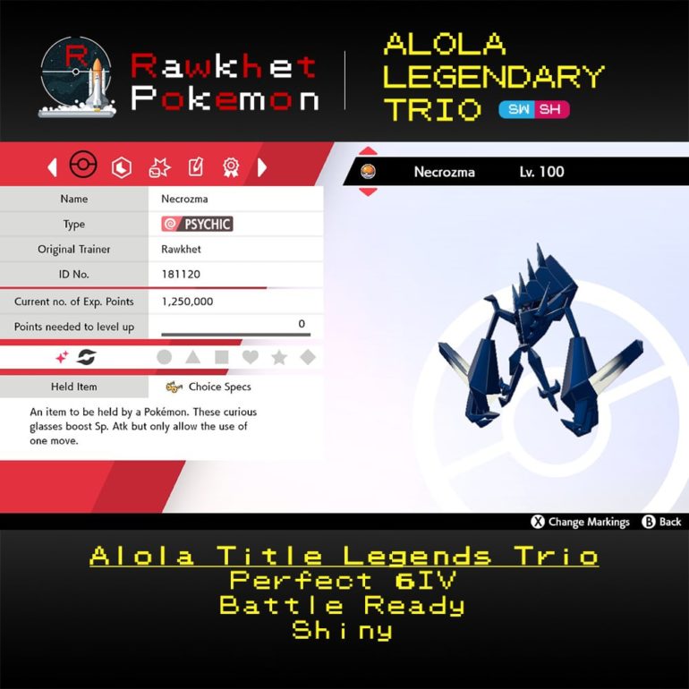 Alola Trio - Necrozma Summary