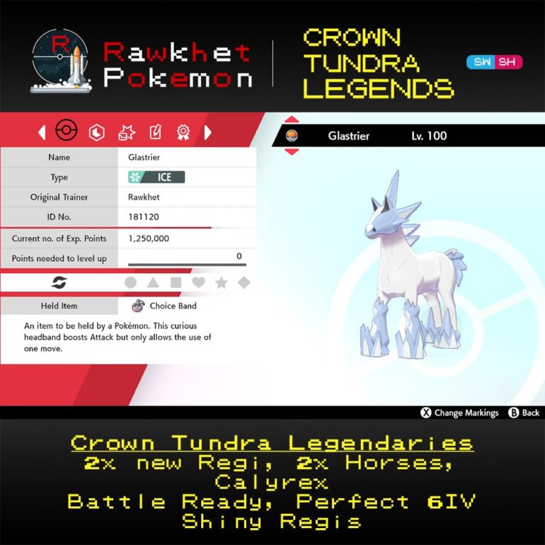 Crown Tundra Legends - Glastrier Summary