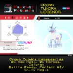 Crown Tundra Legends - Glastrier Stats