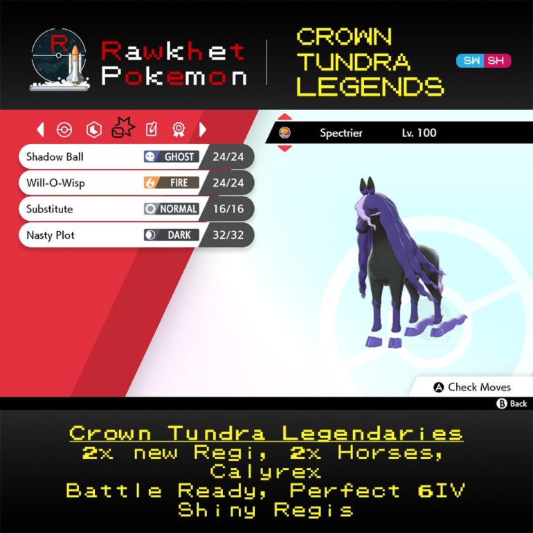 Crown Tundra Legends - Spectrier Moves