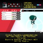 Crown Tundra Legends - Calyrex Moves