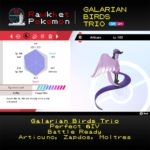 Galarian Birds - Articuno Stats