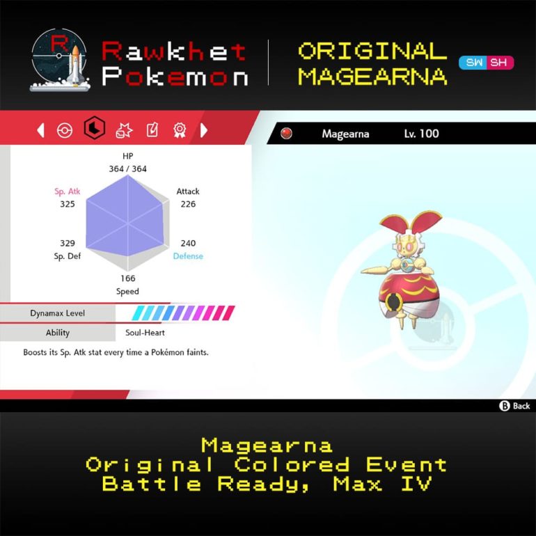 Original Magearna - Stats