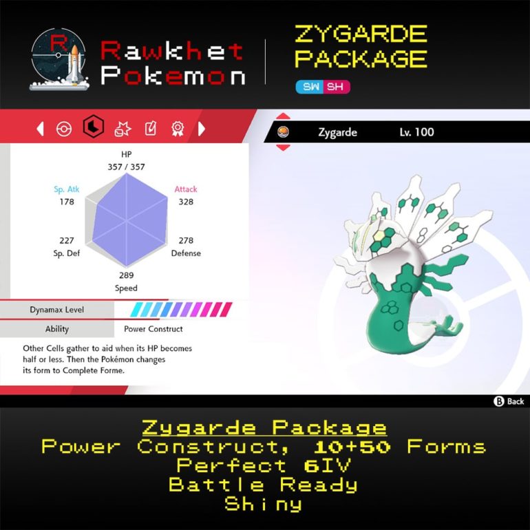 Zygarde - 50% Stats
