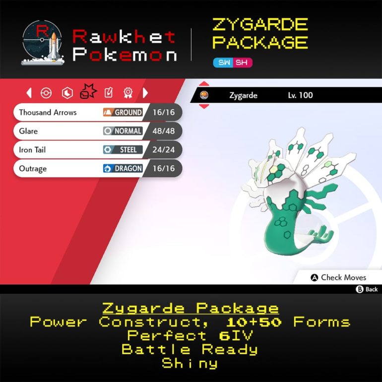 Zygarde - 50% Moves
