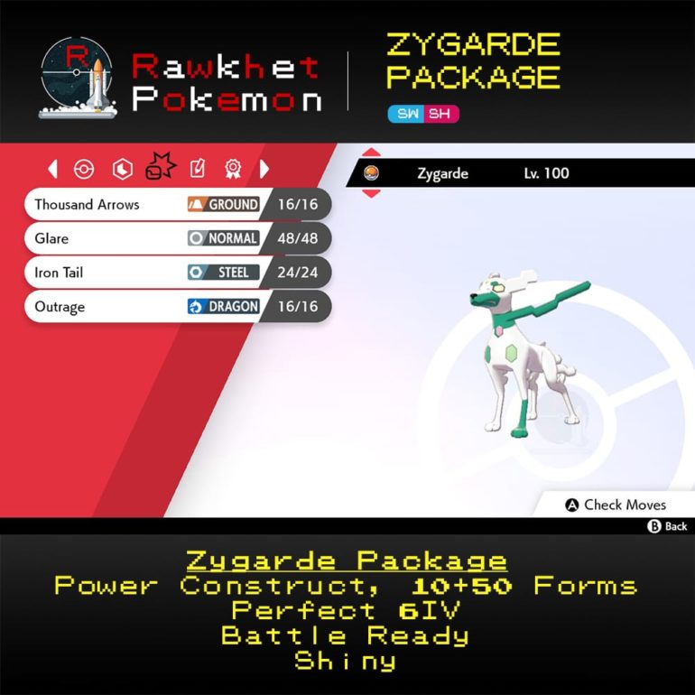 Zygarde - 10% Moves
