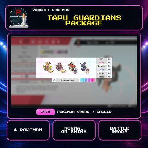 Tapu Guardians Package for Pokemon Sword and Shield.
