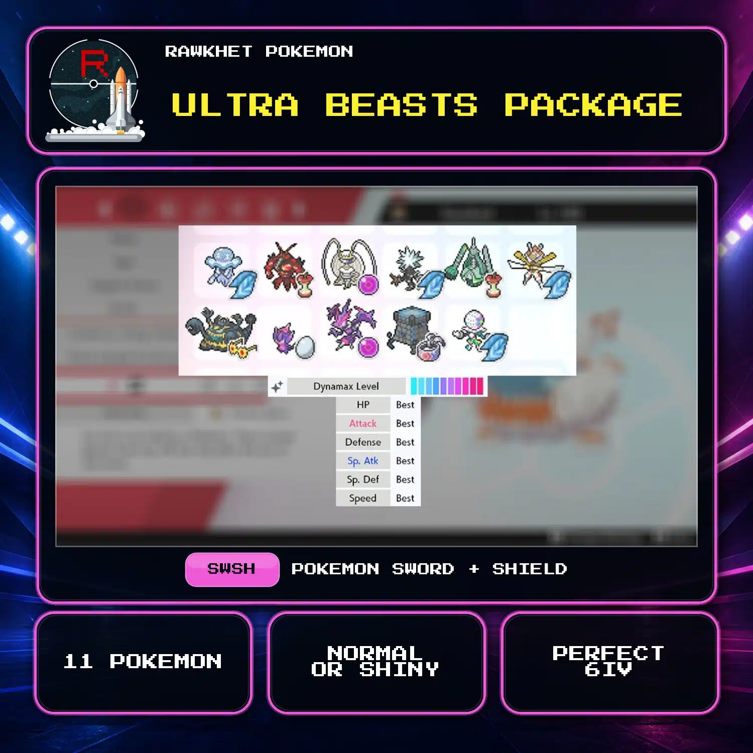Ultra Beasts Package for Pokemon Sword and Shield Ultra Beasts Package for Pokemon Sword and Shield.