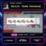 Regis Team Package for Pokemon Sword and Shield.